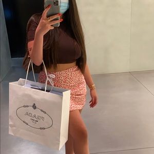 Princess Polly Satin Printed Mini Skirt